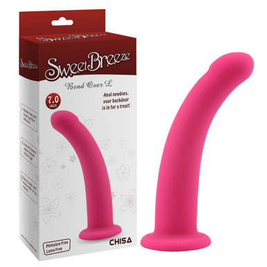222046 - Bend Over Suction Cup Dildo - 7 Inch - Just for you desires