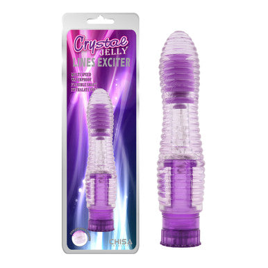 222111 - Lines Exciter Ribbed Vibrator - 6.3 Inch - Just for you desires