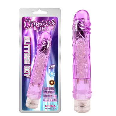 222114 - Glitter Boy Vibrator - 9.2 Inch - Just for you desires