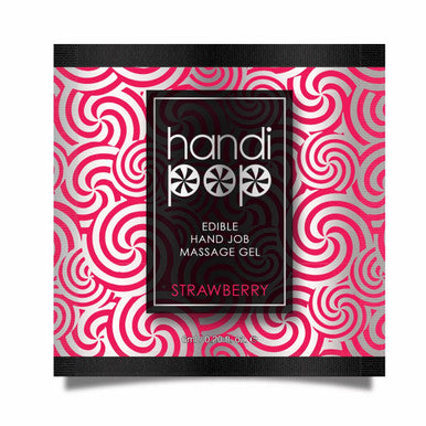 222469 - Handipop Hand Job Massage Gel - Strawberry - Just for you desires