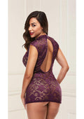 223553 - Lace Keyhole Mini Dress - Medium/Large - Just for you desires