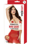 224116 - Premium Latex Mini Skirt - S/M - Just for you desires
