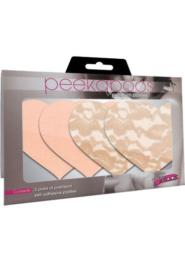224170 - Nude Ambition Heart Pasties - Just for you desires