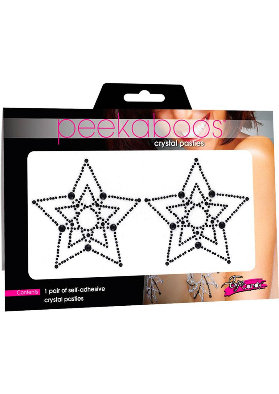 CRYSTAL STAR - RED/BLACK - Just for you desires