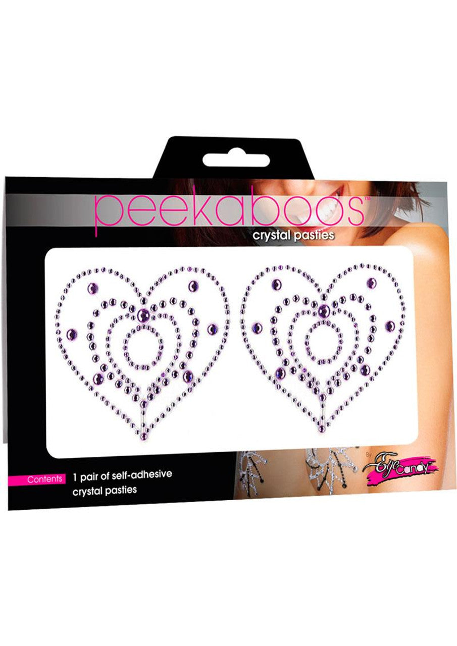 CRYSTAL HEART - PURPLE - Just for you desires