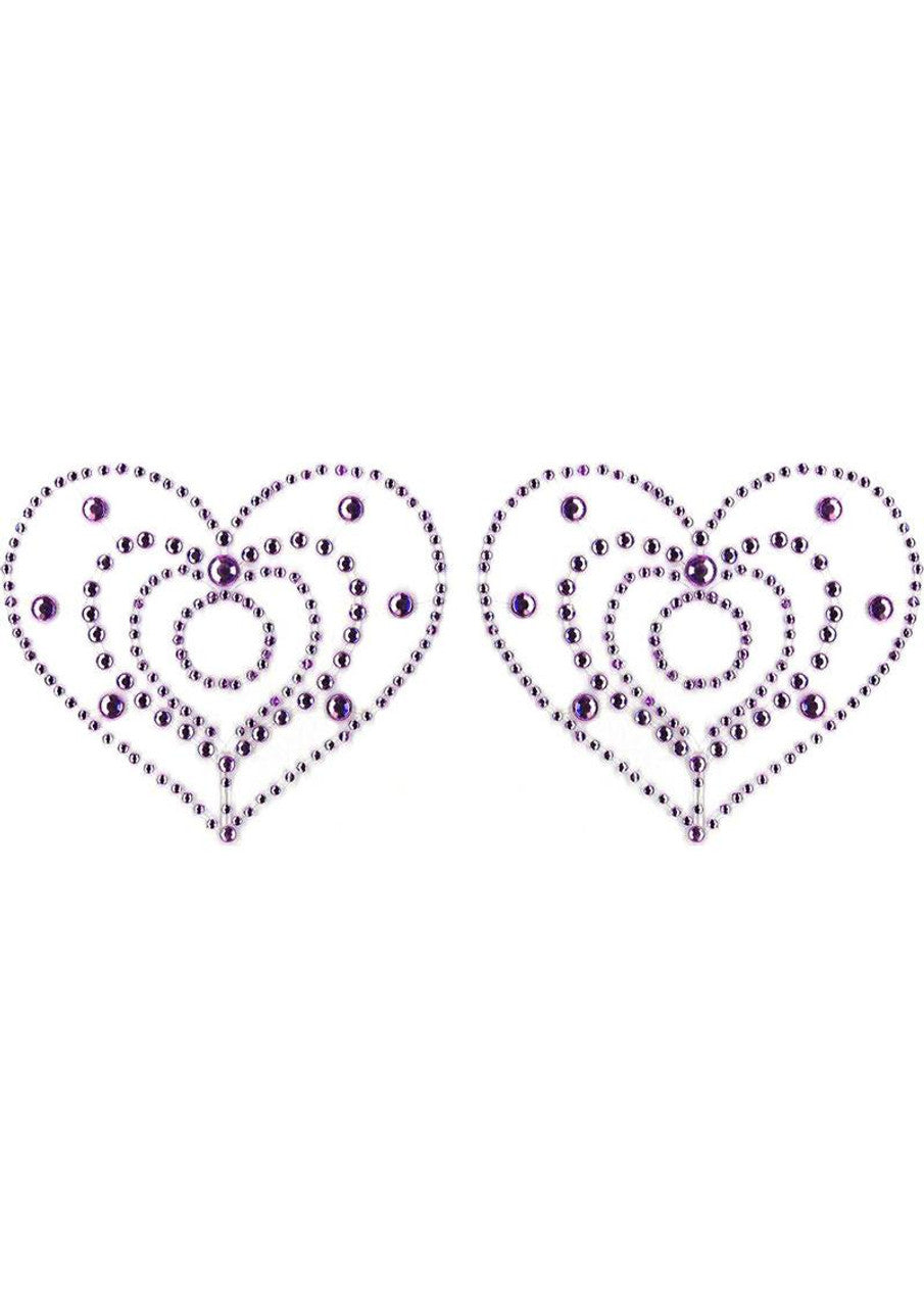 CRYSTAL HEART - PURPLE - Just for you desires