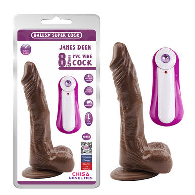 225010 - Jed Vibrating Dildo - 8.5 Inch - Just for you desires