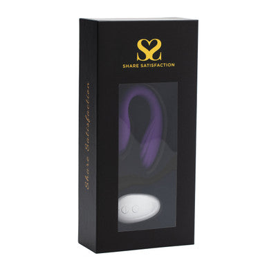 225497 - Share Satisfaction Gaia Remote-Controlled Couples Vibrator - Just for you desires