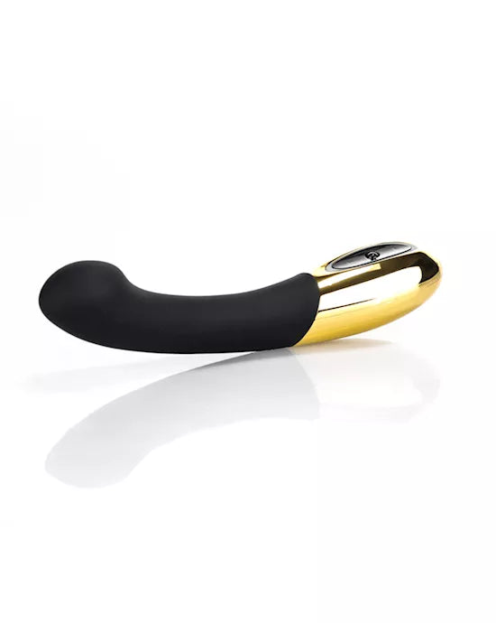 Silicone vibrator with 18K GOLD - Just for you desires