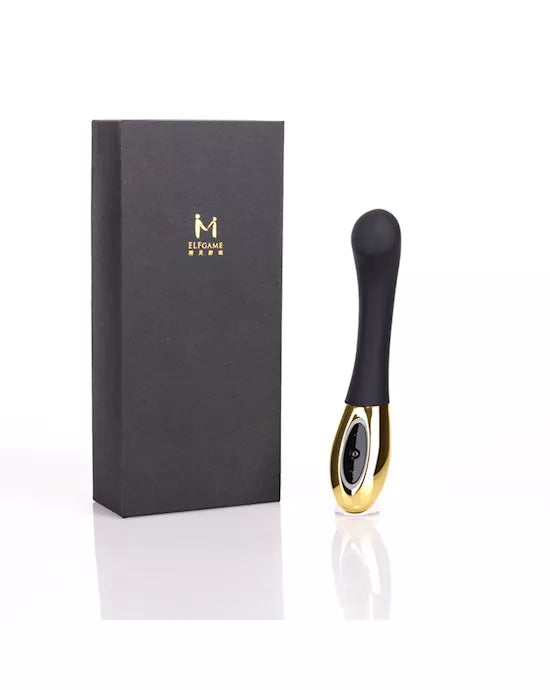 Silicone vibrator with 18K GOLD - Just for you desires