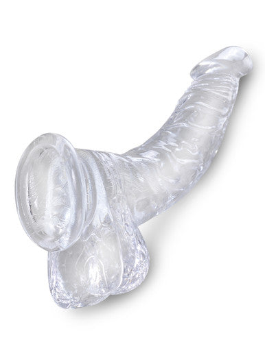 226589 - King Cock Clear Dildo with Balls - 7.5 Inch - Just for you desires