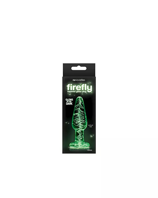 Firefly Glass Tapered Plug Medium Clear - Just for you desires
