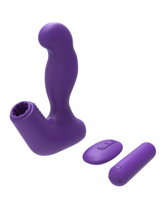 MAX 20 Waterproof Remote Control Prostate Massager Purple - Just for you desires