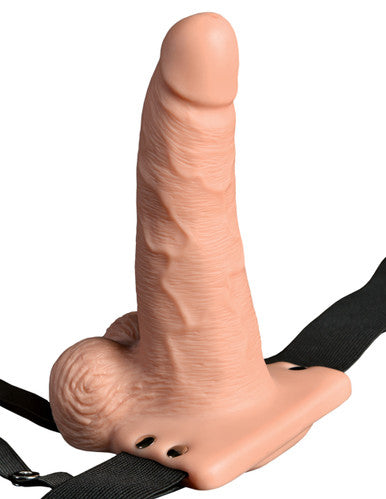 227638 - Fetish Fantasy 6 Inch Hollow Rechargeable Strap-On Remote - Just for you desires