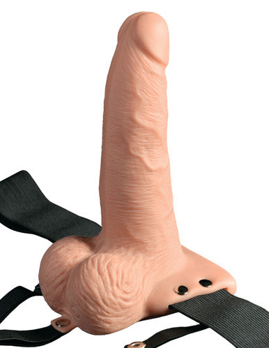 227638 - Fetish Fantasy 6 Inch Hollow Rechargeable Strap-On Remote - Just for you desires