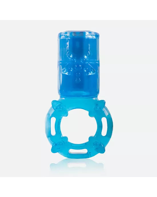 Big OMG Vibrating Ring Blue Single - Just for you desires