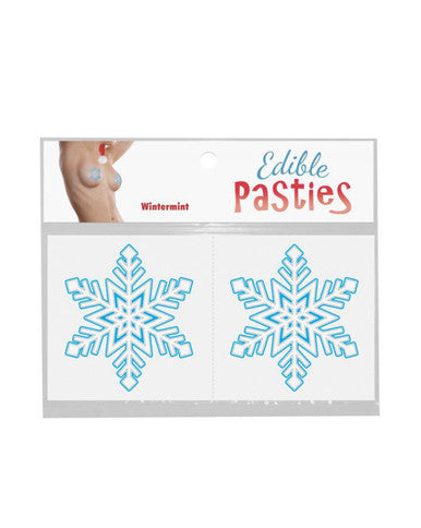 228374 - Edible Body Pasties - Wintermint Snowflakes - Just for you desires