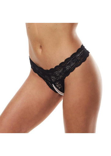 228900 - Secret Kisses Ace And Pearls Thong - Just for you desires