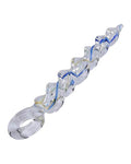 230436 - Lucent Twister Glass Anal Plug - Just for you desires