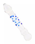 Lucent Blue Balls Glass Massager - Just for you desires