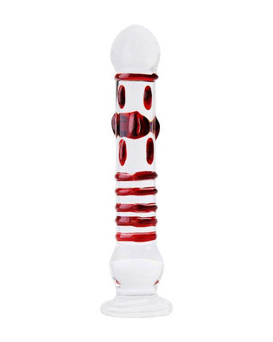 230442 - Lucent Triple Trouble Glass Massager - Just for you desires