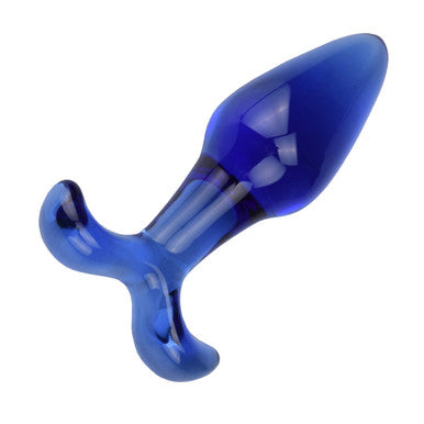 230445 - Lucent Fleur Glass Butt Plug - 4.5 Inch - Just for you desires