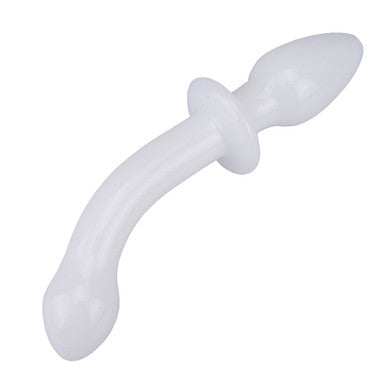 230467 - Lucent Pearl Double Ended Glass Massager - Just for you desires