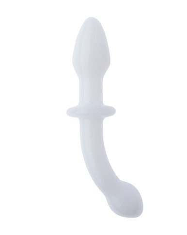 230467 - Lucent Pearl Double Ended Glass Massager - Just for you desires