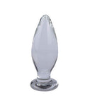 230471 - Lucent Clear Glass Butt Plug - Just for you desires