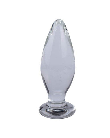 230471 - Lucent Clear Glass Butt Plug - Just for you desires
