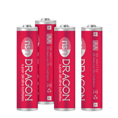 231135 - Dragon Alkaline Aa Battery 4-Pack - Just for you desires