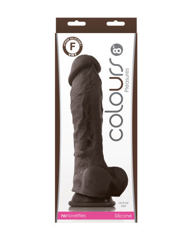 231285 - Colours Pleasures Dildo With Balls - 8 Inch - Just for you desires
