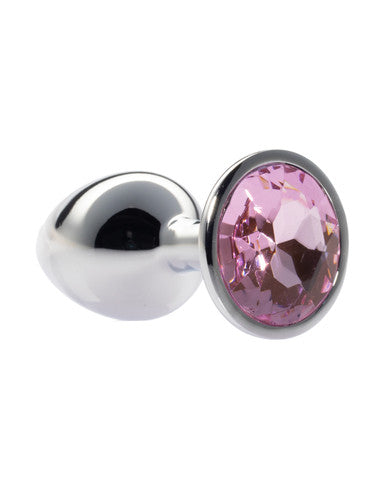 231489 - Kinki Range Alloy Gem Butt Plug - 2.8 Inch - Just for you desires