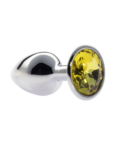 231501 - Kinki Range Alloy Gem Butt Plug - 2.8 Inch - Just for you desires
