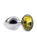 231501 - Kinki Range Alloy Gem Butt Plug - 2.8 Inch - Just for you desires