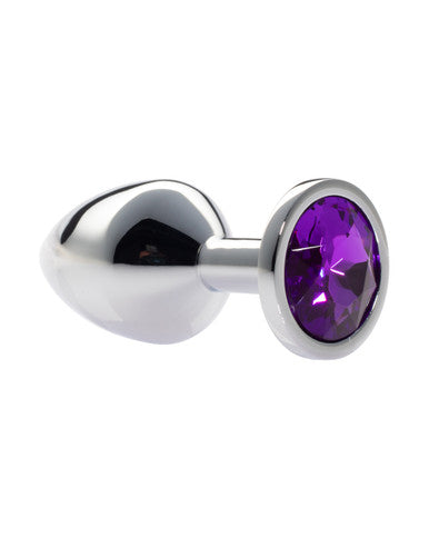 231508 - Kinki Range Alloy Gem Butt Plug - 3.2 Inch - Just for you desires