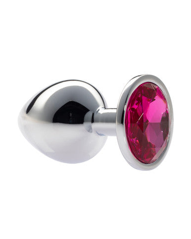 231516 - Kinki Range Alloy Gem Butt Plug - 3.7 Inch - Just for you desires