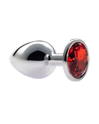231517 - Kinki Range Alloy Gem Butt Plug - 3.7 Inch - Just for you desires