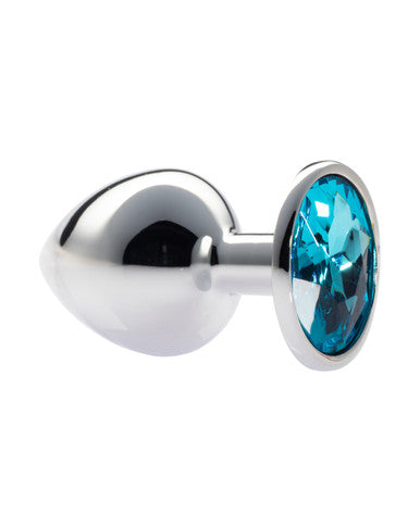 231518 - Kinki Range Alloy Gem Butt Plug - 3.7 Inch - Just for you desires
