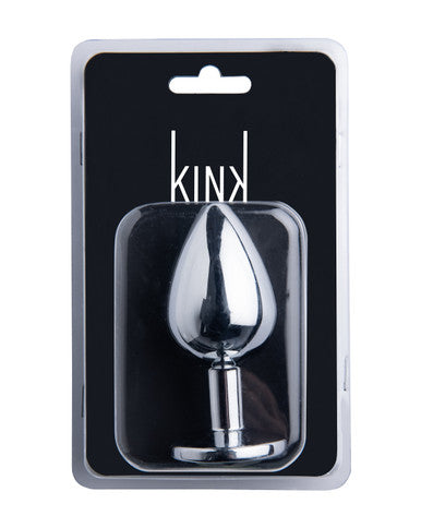 231520 - Kinki Range Alloy Gem Butt Plug - 3.7 Inch - Just for you desires