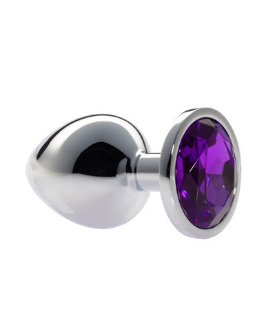 231521 - Kinki Range Alloy Gem Butt Plug - 3.7 Inch - Just for you desires