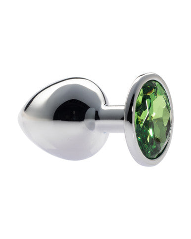 231522 - Kinki Range Alloy Gem Butt Plug - 3.7 Inch - Just for you desires