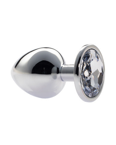 231524 - Kinki Range Alloy Gem Butt Plug - 3.7 Inch - Just for you desires