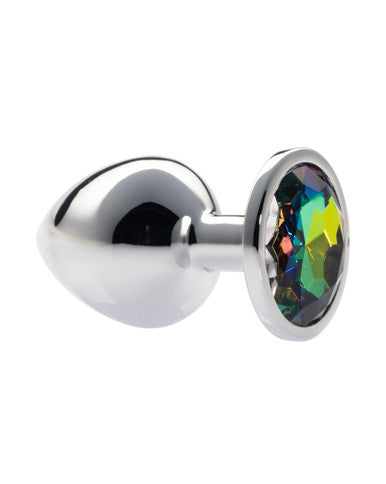 231526 - Kinki Range Alloy Gem Butt Plug - 3.7 Inch - Just for you desires