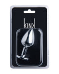 231532 - Kinki Range Alloy Love Heart Gemmed Butt Plug - 2.7 Inch - Just for you desires