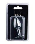 231544 - Kinki Range Alloy Love Heart Gemmed Butt Plug - 3.2 Inch - Just for you desires