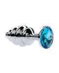 231636 - Kinki Range Alloy Gemmed Butt Plug - 2.9 Inch - Just for you desires