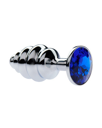 231637 - Kinki Range Alloy Gemmed Butt Plug - 2.9 Inch - Just for you desires