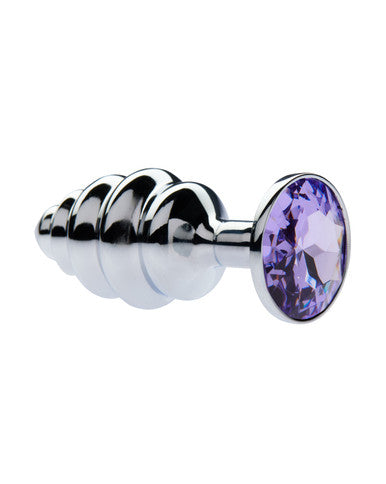 231638 - Kinki Range Alloy Gemmed Butt Plug - 2.9 Inch - Just for you desires