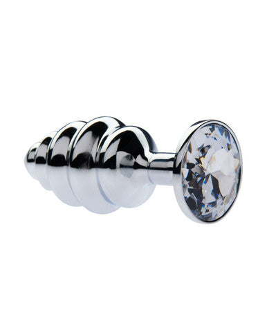 231642 - Kinki Range Alloy Gemmed Butt Plug - 2.9 Inch - Just for you desires